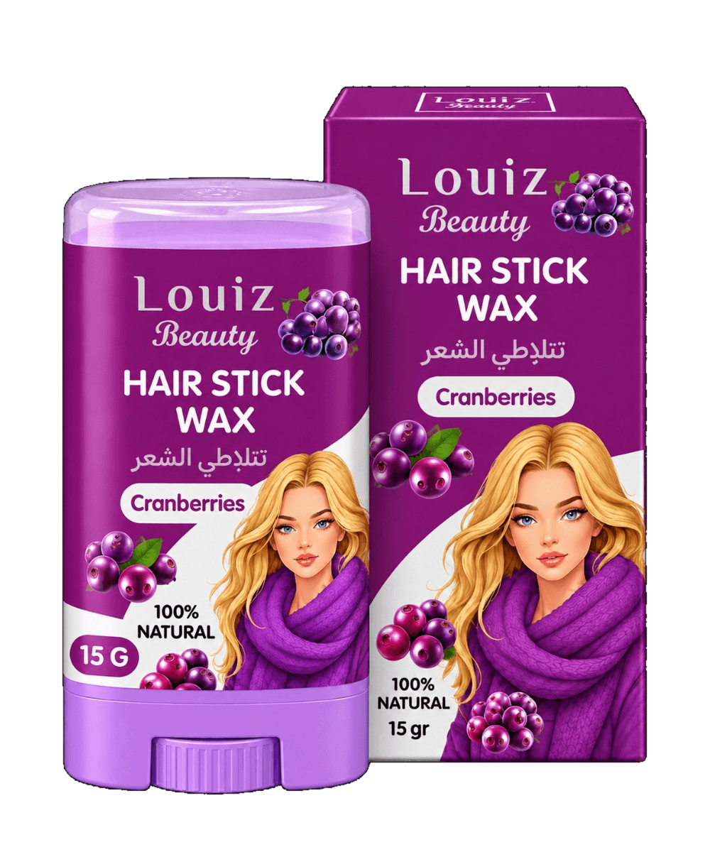 Louiz Beauty Hair Stick Wax Cranberries — Fruits rouges